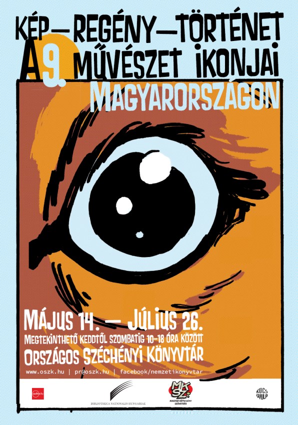 kép-regény-történet kiállítás OSZK 2018