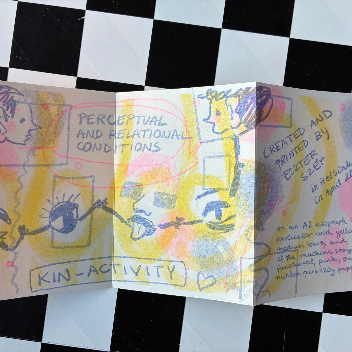 Thinking with colors: I made an academic zine with&nbsp;riso